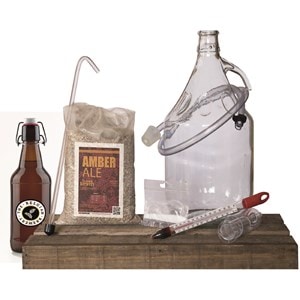 Kit brassage biere ambrée 15 bouteilles