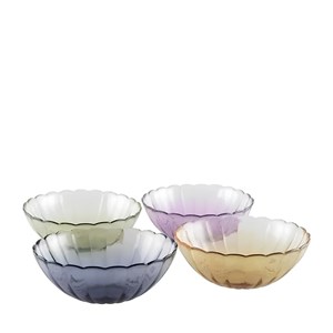 Bols multicolore - lot de 4