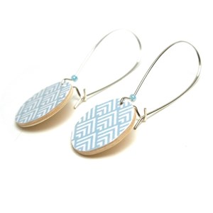 Boucles d'oreilles bois scandinaves