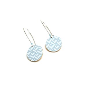 Boucles d'oreilles bois scandinaves