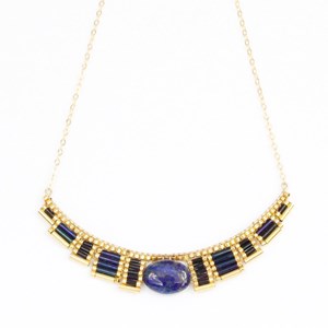Collier osiris lapis lazuli