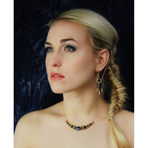 Collier osiris lapis lazuli