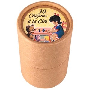 Etui de 30 crayons à la cire