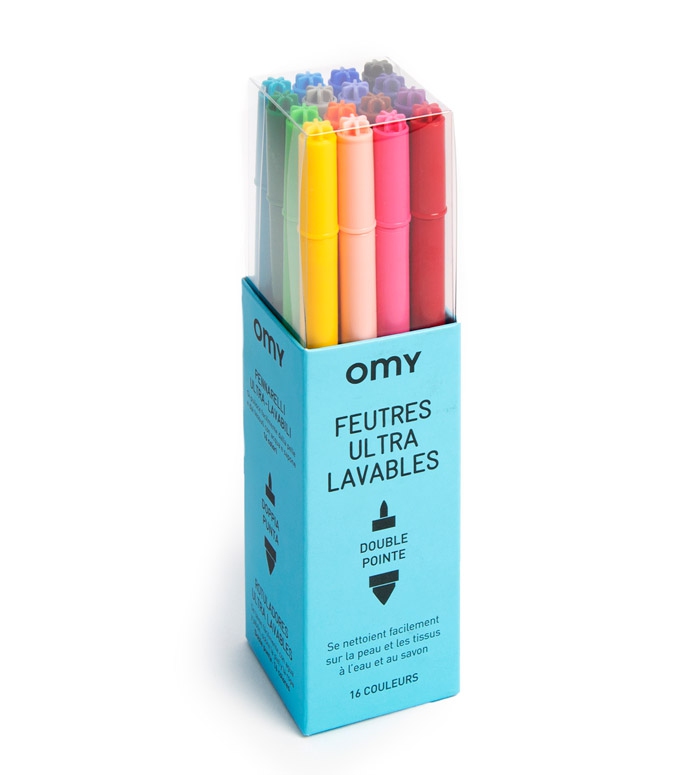 Crayola - 58-8709 - 16 Feutres Lavables A Point à Prix Carrefour