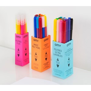 Feutres ultra-lavables - étui 16 feutres