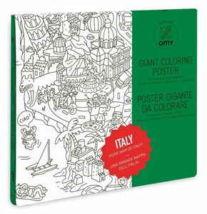Poster à colorier - italie