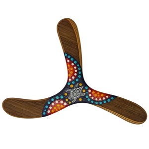 Boomerang peint à la main warramba