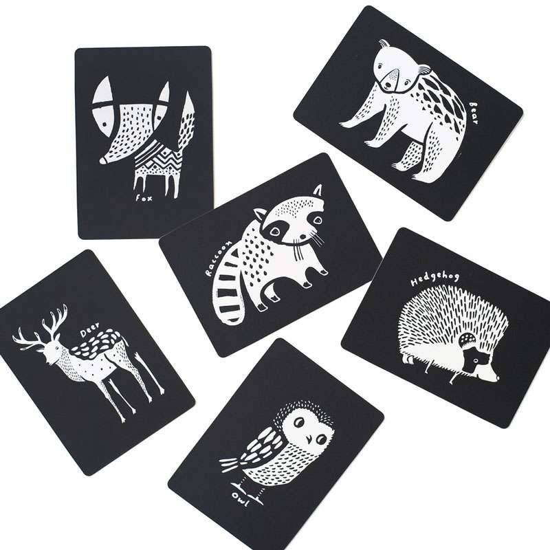 Cartes imagier animaux - animaux forêt (WEE GALLERY) - Image 3
