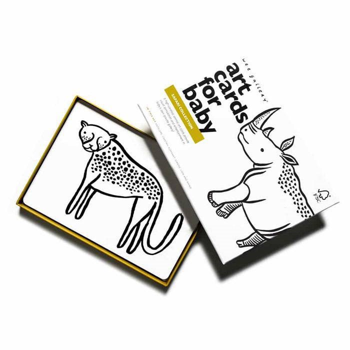 Cartes imagier animaux - safari (WEE GALLERY) - Image 1
