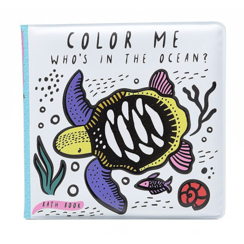 Wee Gallery - Livre de bain à colorier - ocean