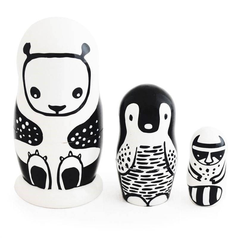 Wee Gallery - Nesting dolls - boîtes gigognes animaux