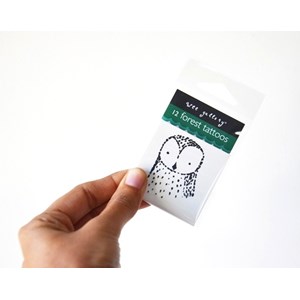 Tatouage - animaux de la forêt - lot de