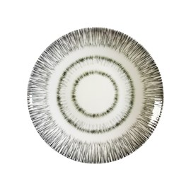 Assiette plate kaki 27cm