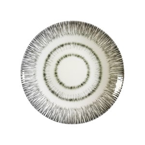 Assiette plate kaki 27cm - lot de 6