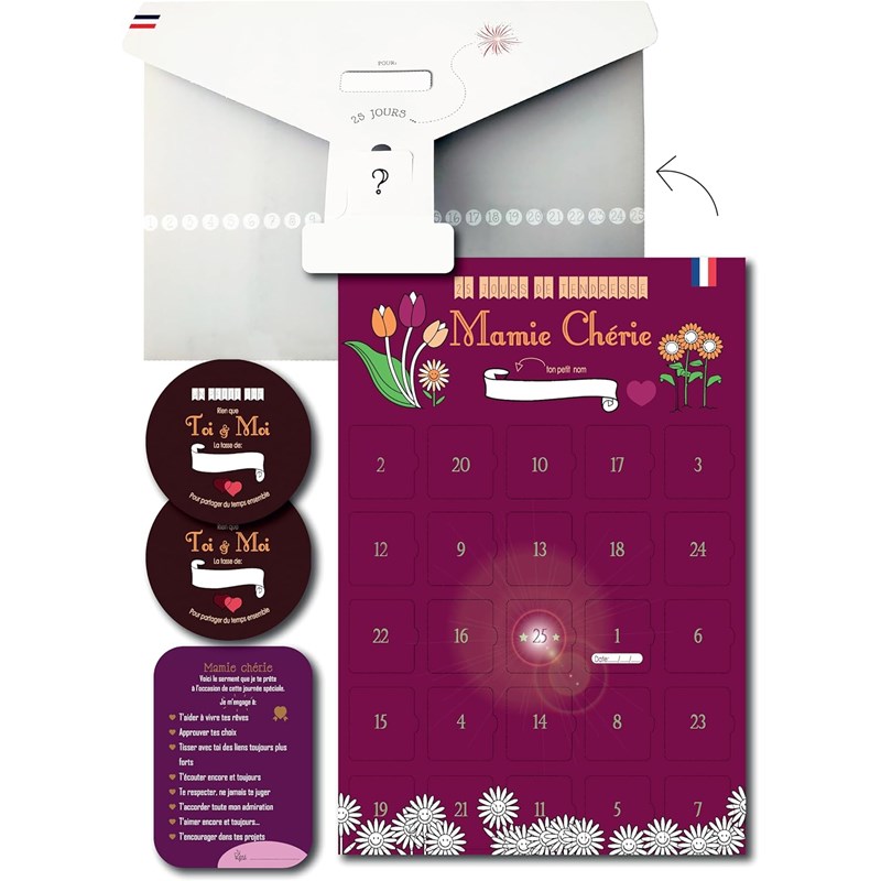 Poche géante 5 surprises mamie chérie