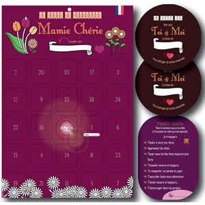 Poche géante 5 surprises mamie chérie