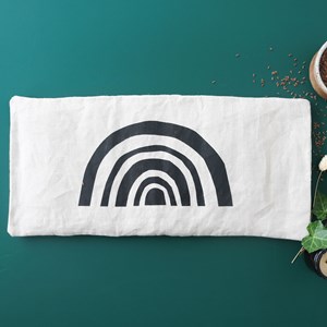 Grande bouillotte lin arc en ciel