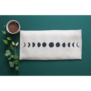 Grande bouillotte lin cœur