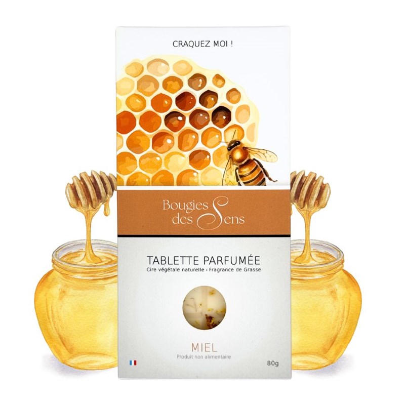 Tablette parfumée miel