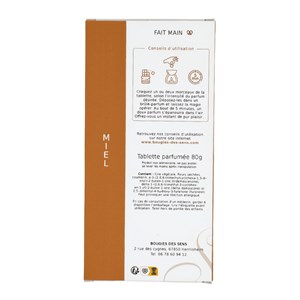 Tablette parfumée miel