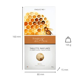 Tablette parfumée miel