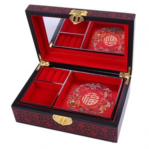 Boite a bijoux-motif fleurs de cerisier