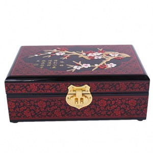 Boite a bijoux-motif fleurs de cerisier