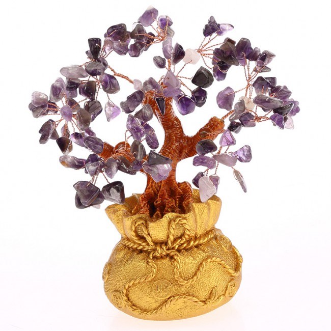 Arbre feng shui en amethyste