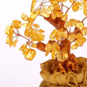 Arbre feng shui en citrine