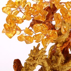 Arbre dragon en citrine