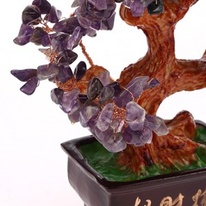 Arbre traditionnel en amethyste