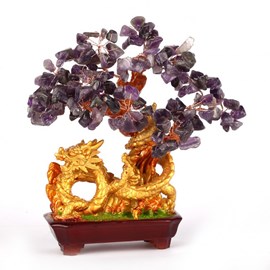 Arbre dragon en amethyste