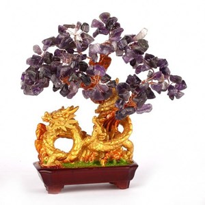 Arbre dragon en amethyste