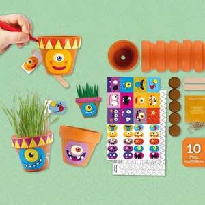 10 pots monstres pour anniversaire