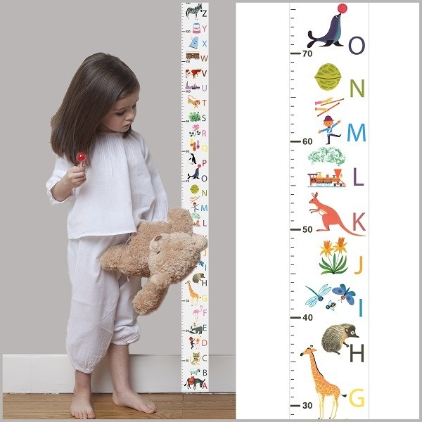 Sticker Toise Alphabet Nature Decouvertes