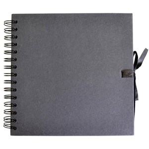 Carnet scrapbooking 30 x 30 cm - noir