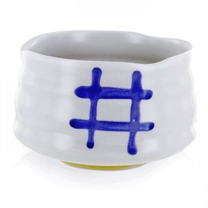 Bol de cérémonie japonais chawan - blanc
