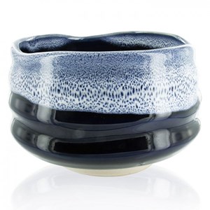 Bol de cérémonie japonais chawan - bleu