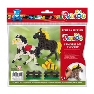 Kit de perles à repasser - chevaux