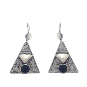 Boucles d'oreilles touareg triangulaire