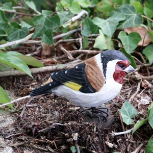 Chardonneret oiseau en bois