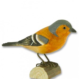 Pinson des arbres oiseau en bois