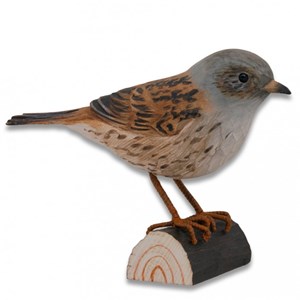 Accenteur moucher oiseau en bois