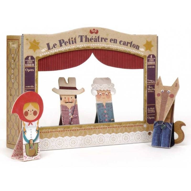 Théâtre et marionnettes carton - petit c