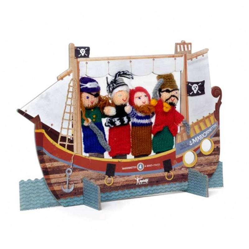 Théâtre et marionnettes laine - pirates