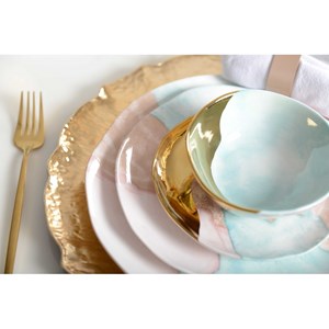 Assiette à dessert - treasure mine - lot de 6