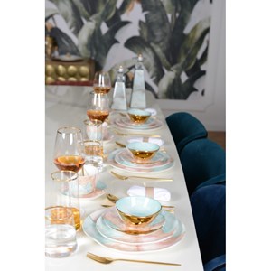 Assiette plate - treasure mine - lot de 6
