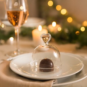 Cadeau d'assiette coeur