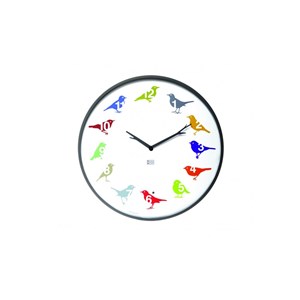 Horloge oiseaux des jardins, modèle ultr