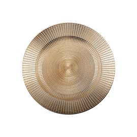 Dessous d'assiette empire doré